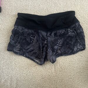 Lululemon Black and Gray Athletic Shorts